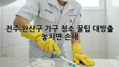 전주 완산구 가구 청소✨ 꿀팁 대방출! 놓치면 손해🙈